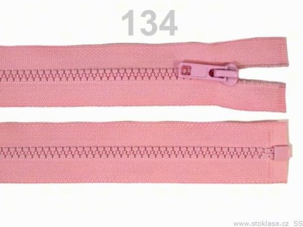 Krampenreißverschluss 75 cm, Babyrosa